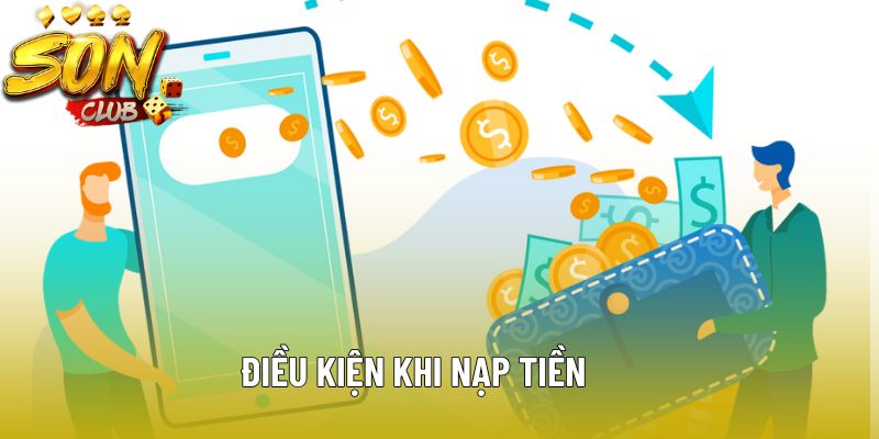 Điều kiện khi nạp tiền cho hội viên