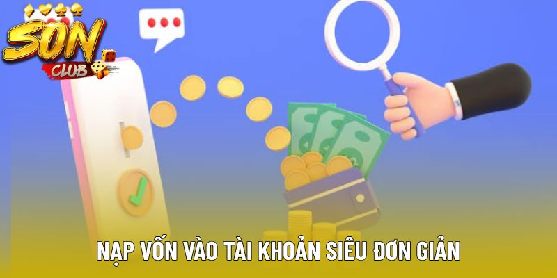 Nạp vốn vào tài khoản game từ ví điện tử